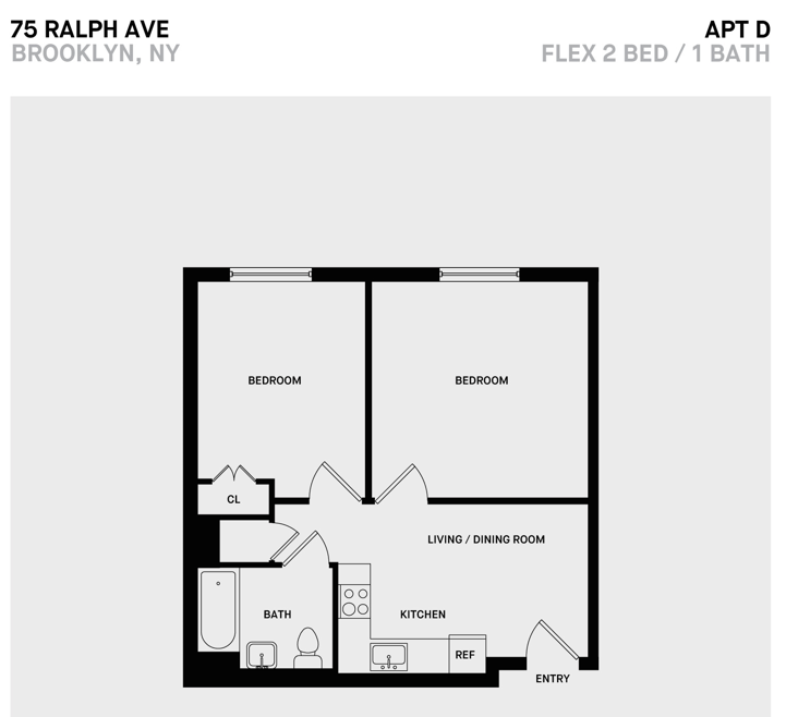 75 Ralph Avenue 2-3 Beds Apartment for Rent - Photo Gallery 4